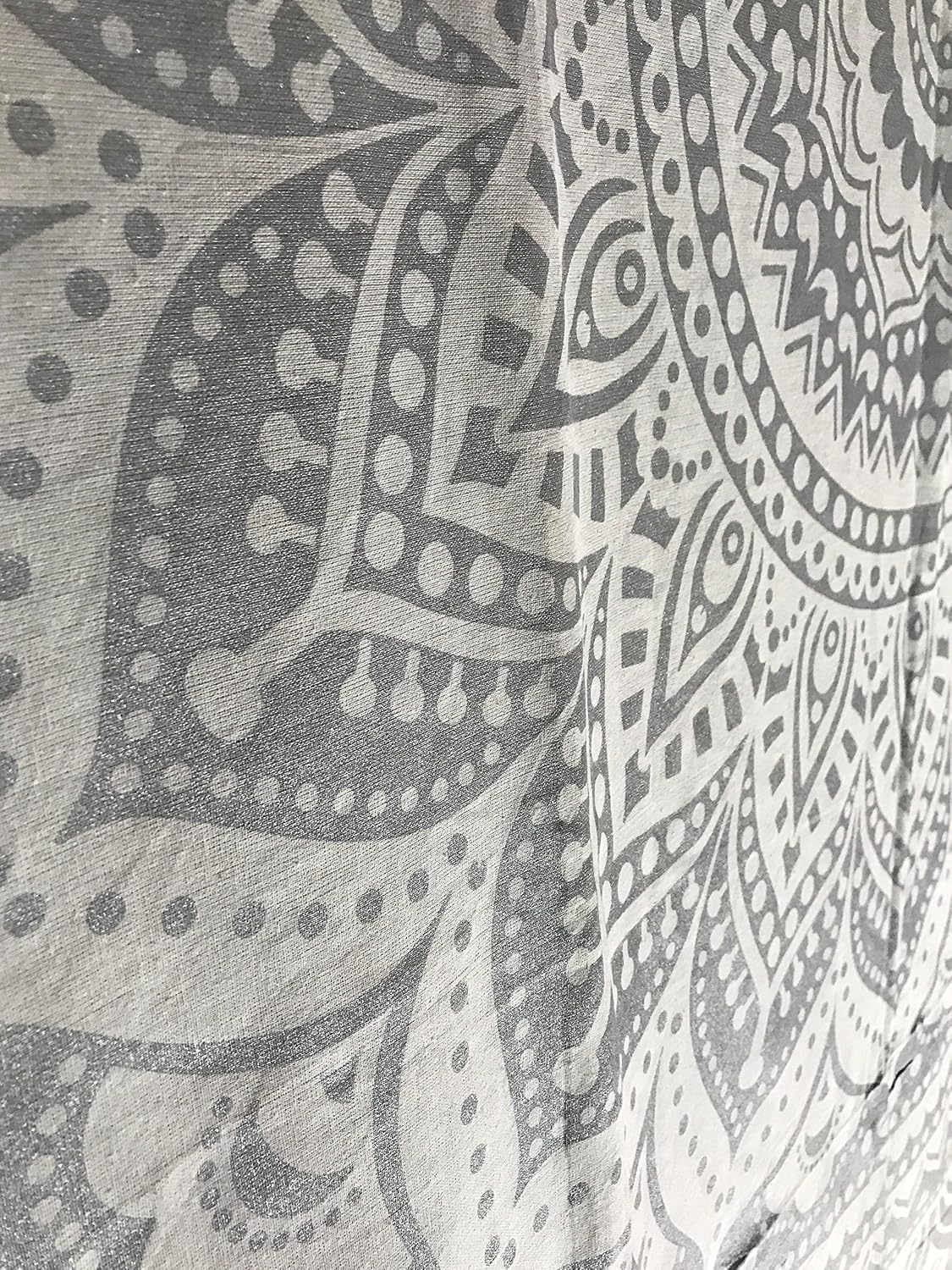 Large Green Ombre Mandala Tapestry Wall Hanging,Indian Cotton Beach Throw Blanket Hippie Queen Boho Décor,Meditation Yoga Mat Rugs,82x92 Inches