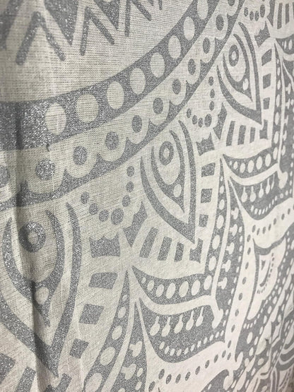 Large Green Ombre Mandala Tapestry Wall Hanging,Indian Cotton Beach Throw Blanket Hippie Queen Boho Décor,Meditation Yoga Mat Rugs,82x92 Inches