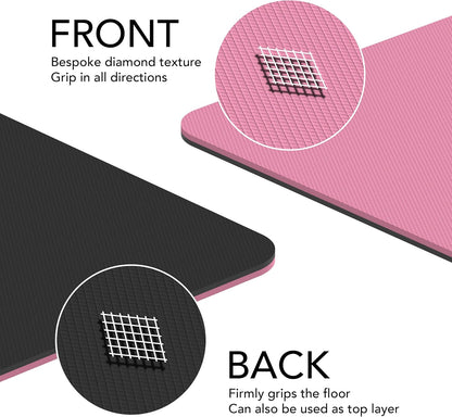 Large Workout Mat - 10mm Extra Thick Exercise Mat & Wide Yoga Mat, 72"x32"