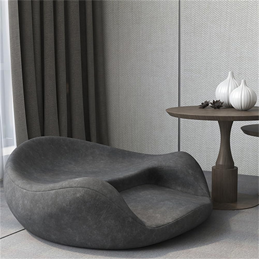 Meditation Cushion Yoga Pillow for Sitting, Meditation Seat with Memory Foam, Ergonomic Design for Comfort, Durable and Non-Collapsing, Ideal for Yoga, Meditation, and Relaxation (Grey)