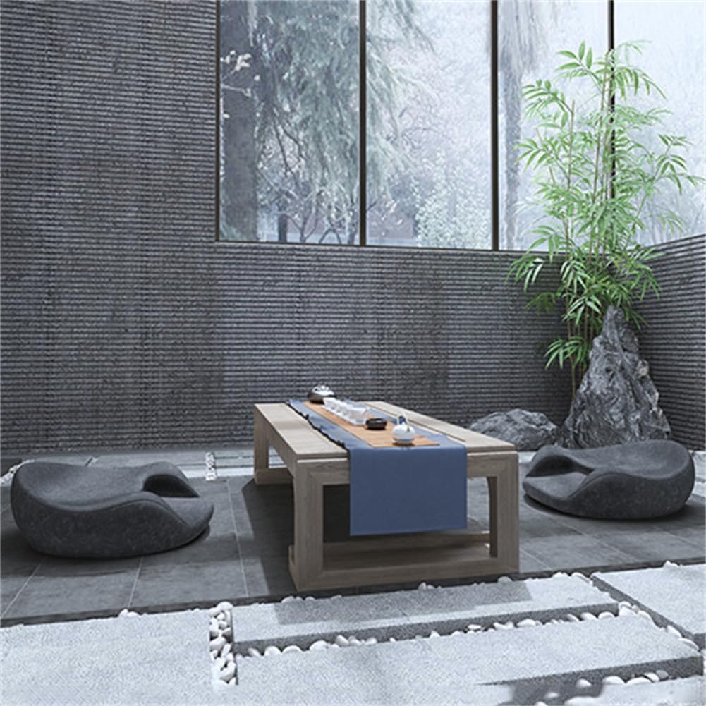 Meditation Cushion Yoga Pillow for Sitting, Meditation Seat with Memory Foam, Ergonomic Design for Comfort, Durable and Non-Collapsing, Ideal for Yoga, Meditation, and Relaxation (Grey)