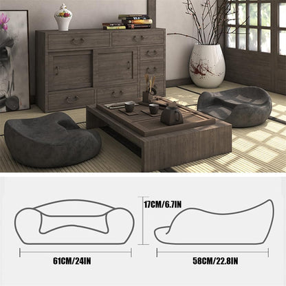 Meditation Cushion Yoga Pillow for Sitting, Meditation Seat with Memory Foam, Ergonomic Design for Comfort, Durable and Non-Collapsing, Ideal for Yoga, Meditation, and Relaxation (Grey)