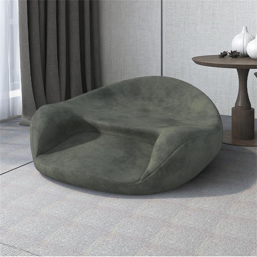 Meditation Cushion Yoga Pillow for Sitting, Meditation Seat with Memory Foam, Ergonomic Design for Comfort, Durable and Non-Collapsing, Ideal for Yoga, Meditation, and Relaxation (Grey)