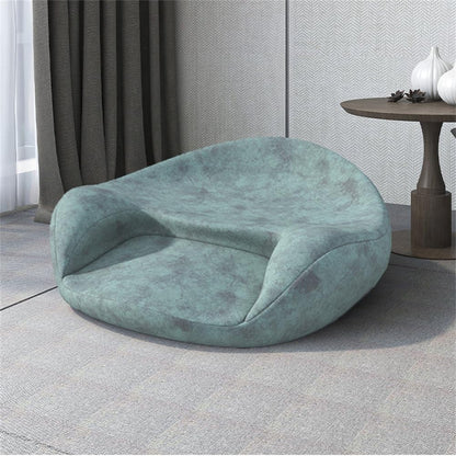 Meditation Cushion Yoga Pillow for Sitting, Meditation Seat with Memory Foam, Ergonomic Design for Comfort, Durable and Non-Collapsing, Ideal for Yoga, Meditation, and Relaxation (Grey)