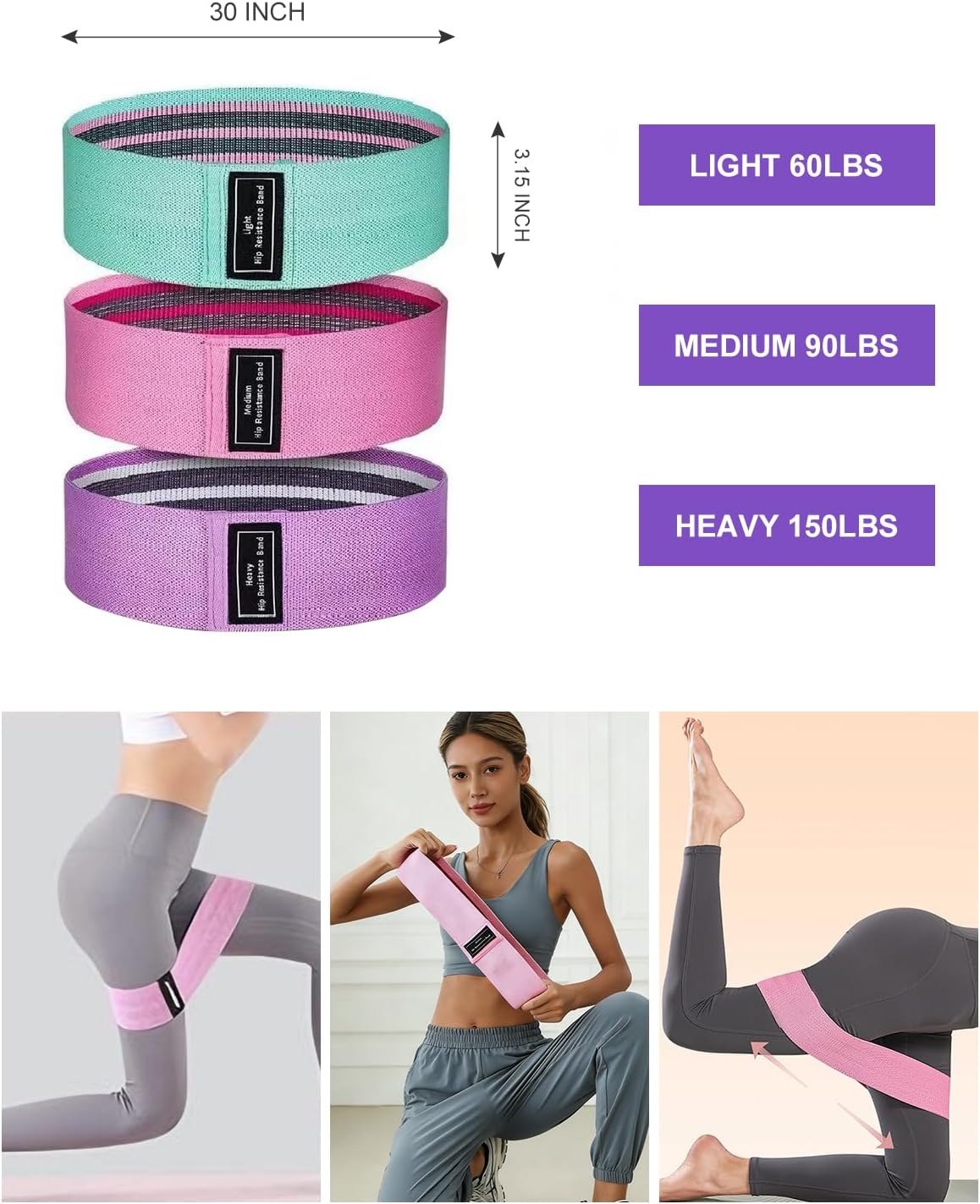 Pilates Essentials Kit for Women, Yoga Starter Set for Home Workouts with Pilates Ring and Yoga Ball Set, 3 Resistance Bands, Storage Bag, Full Pilates Set for Toning Arms, Thighs & Core