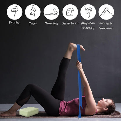 20 Pcs Yoga Blocks Bulk 9 x 6 x 3 Inch High Density Bricks to Improve Strength Flexibility Balance Soft Non Slip Gymnastic Blocks for Yoga Sports