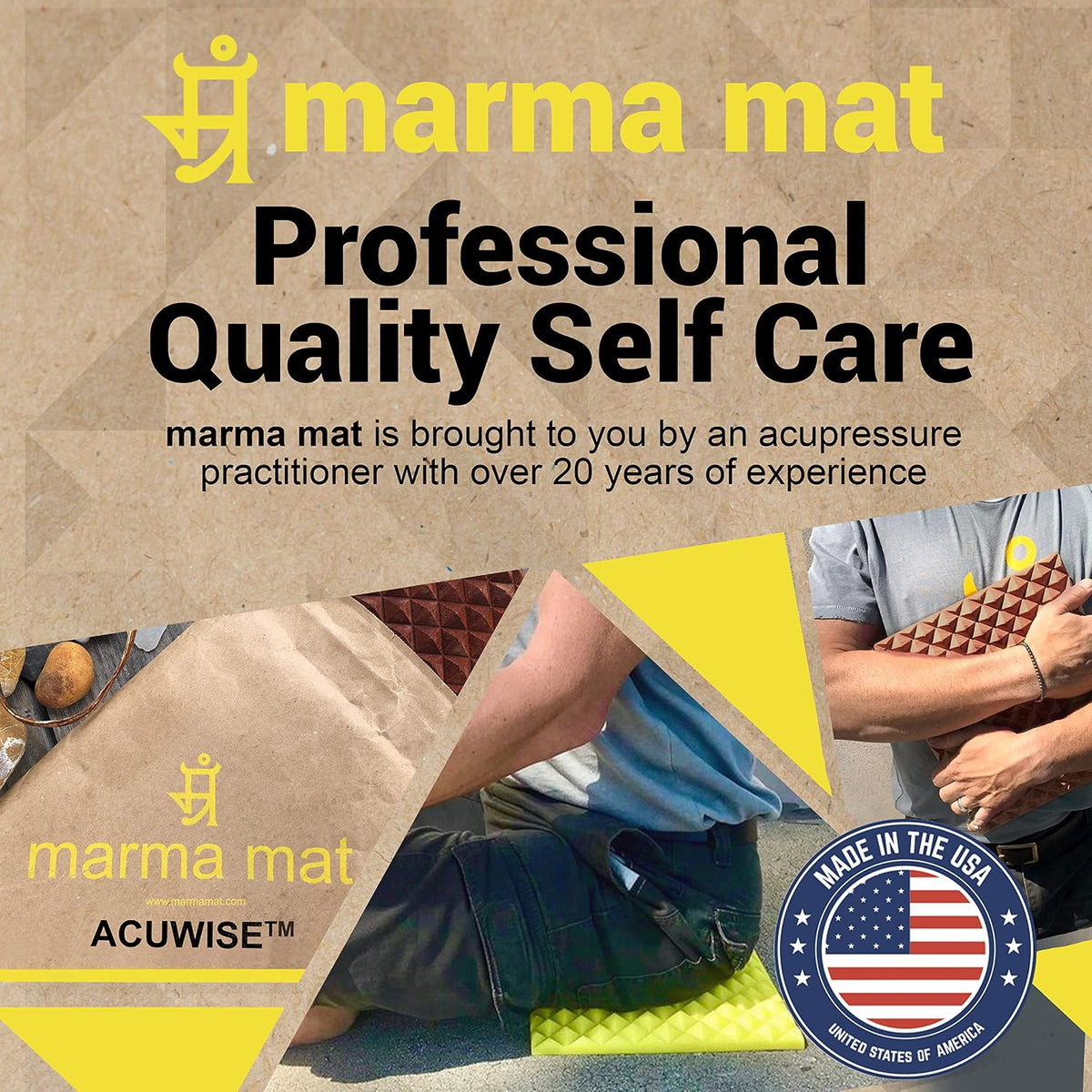 marma mat All-Natural Rubber Acupressure Mat – USA Made