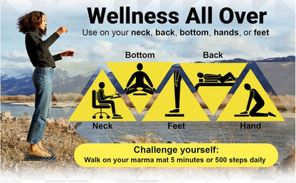 marma mat All-Natural Rubber Acupressure Mat – USA Made