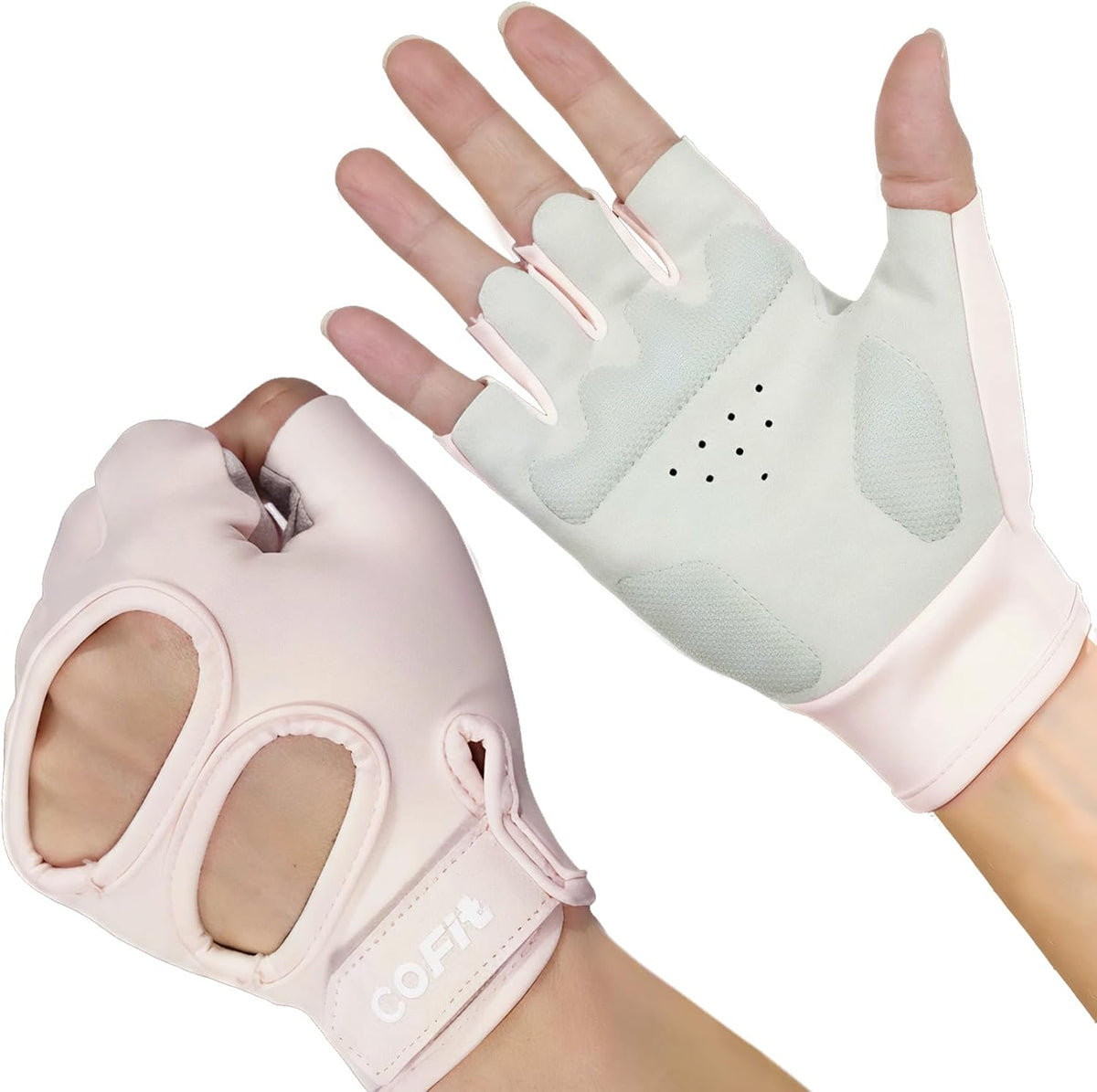 Breathable Workout Gloves, Antislip Weight Lifting Gym Gloves for Men Women, Superior Grip & Palm Protection for Weightlifting, Fitness, Exercise, Training