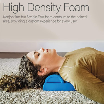 Acupressure Neck Pain Relief Cushion | Cervical Traction Device & Acupressure Cushion for Muscle Tension & Relaxation | Helps Relieve Neck & Shoulder Pain | Blue