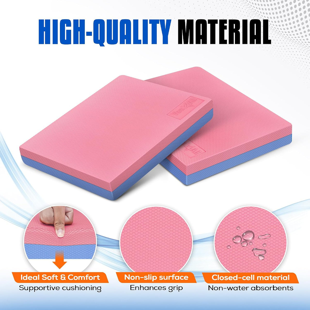 Exercise Balance Pad, Non-Slip Foam Kneeling Pad