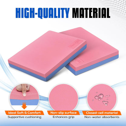Exercise Balance Pad, Non-Slip Foam Kneeling Pad