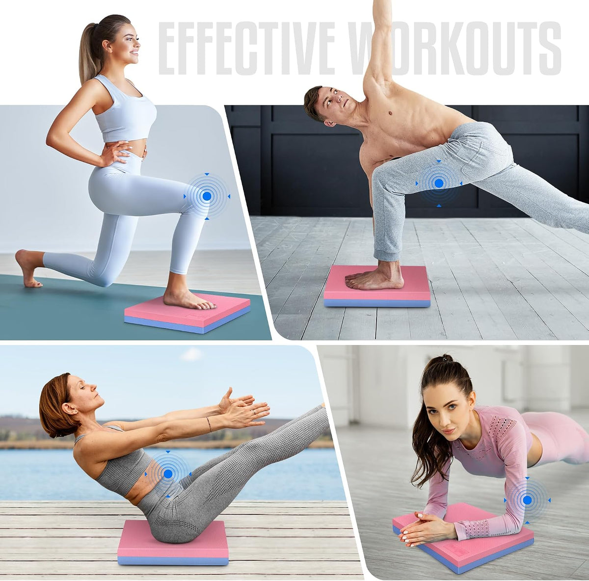 Exercise Balance Pad, Non-Slip Foam Kneeling Pad
