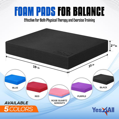 Exercise Balance Pad, Non-Slip Foam Kneeling Pad