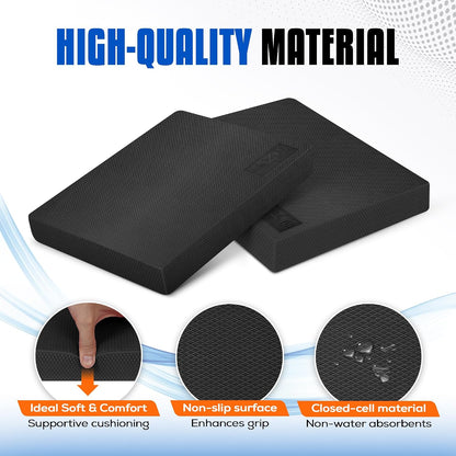 Exercise Balance Pad, Non-Slip Foam Kneeling Pad