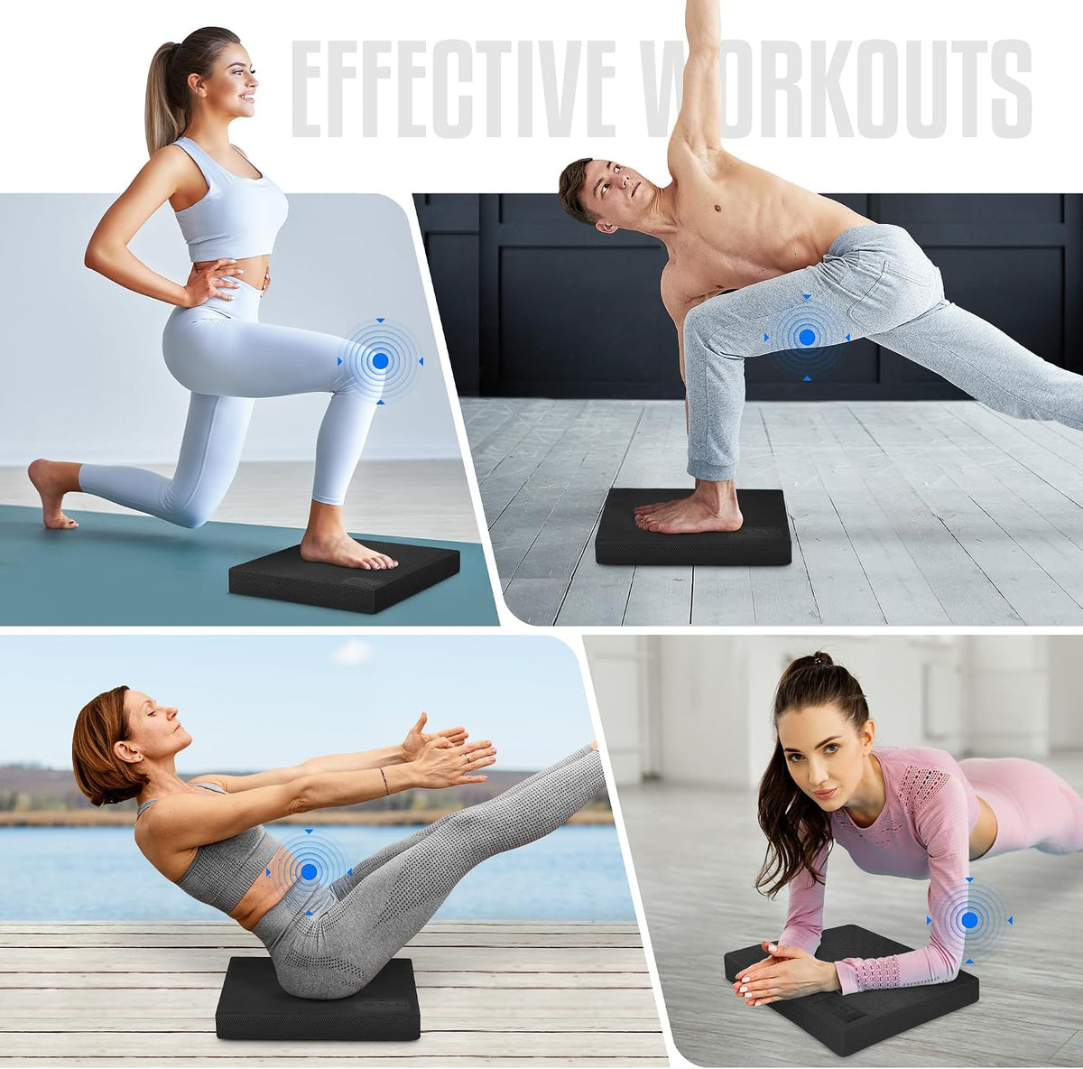Exercise Balance Pad, Non-Slip Foam Kneeling Pad