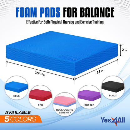 Exercise Balance Pad, Non-Slip Foam Kneeling Pad