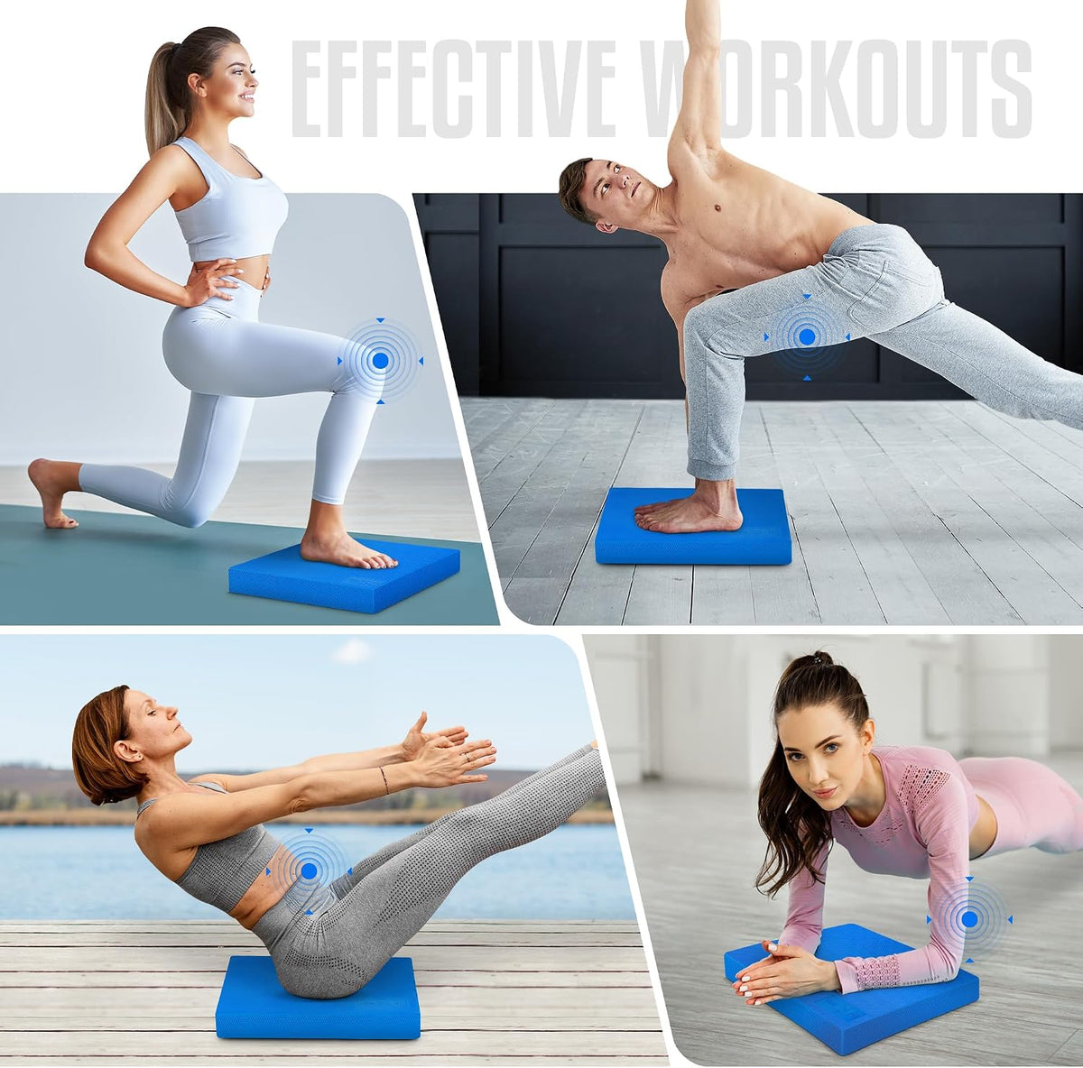 Exercise Balance Pad, Non-Slip Foam Kneeling Pad