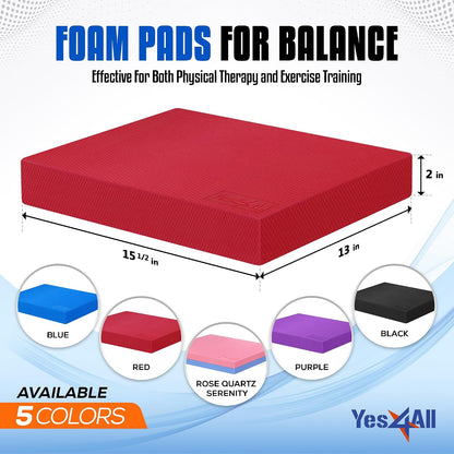 Exercise Balance Pad, Non-Slip Foam Kneeling Pad