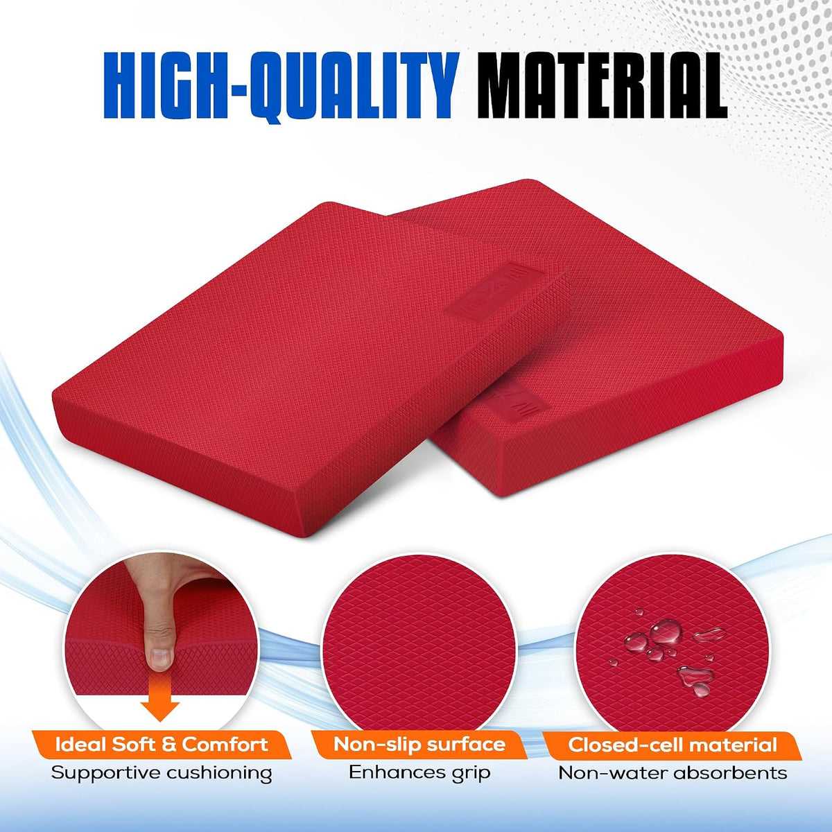 Exercise Balance Pad, Non-Slip Foam Kneeling Pad