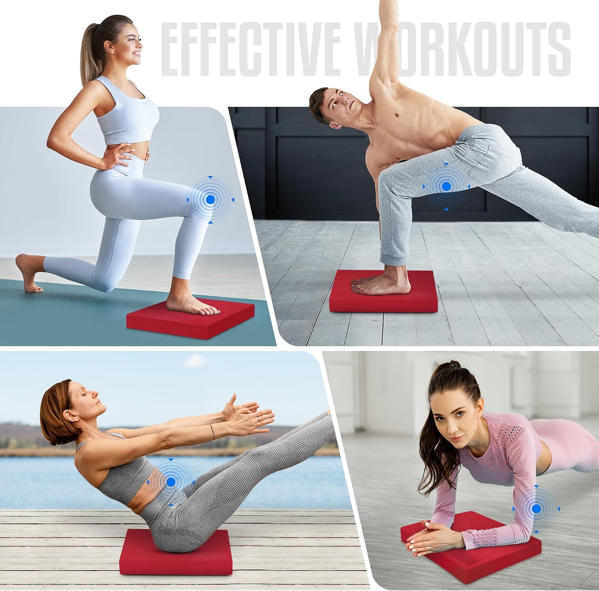 Exercise Balance Pad, Non-Slip Foam Kneeling Pad