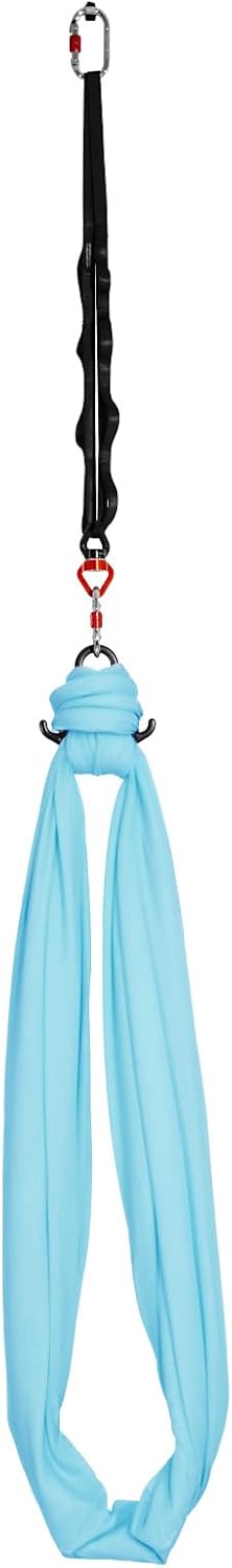 Sensory Swing, Double-Layer Fabric Sensorys Hammock, Indoor & Outdoor Sensory Swing with 360° Swivel Hanger, O-Sling, Holds up to 300lbs, Adjustable Aerial Yoga, Ceiling Swings for Kids