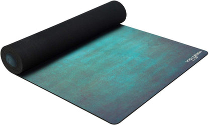 The Combo Yoga Mat | 2-in-1 Mat+Towel | Eco Luxury | Ideal for Hot Yoga, Power, Bikram, Ashtanga, Sweat | Studio Quality | Includes Carrying Strap!
