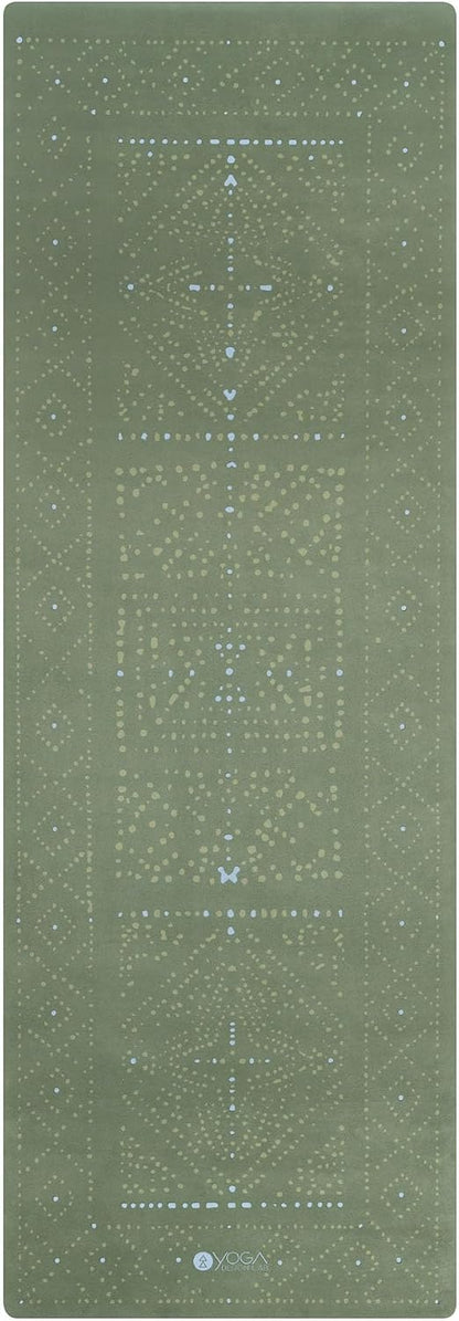 The Combo Yoga Mat | 2-in-1 Mat+Towel | Eco Luxury | Ideal for Hot Yoga, Power, Bikram, Ashtanga, Sweat | Studio Quality | Includes Carrying Strap!