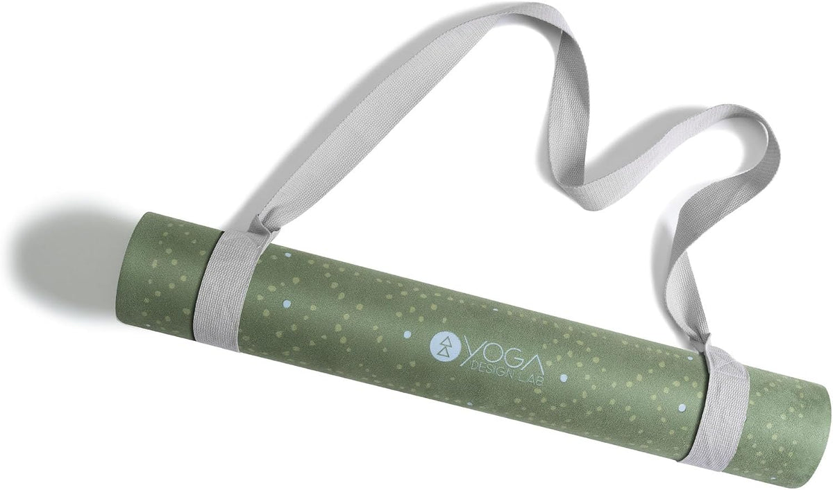 The Combo Yoga Mat | 2-in-1 Mat+Towel | Eco Luxury | Ideal for Hot Yoga, Power, Bikram, Ashtanga, Sweat | Studio Quality | Includes Carrying Strap!