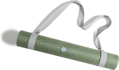 The Combo Yoga Mat | 2-in-1 Mat+Towel | Eco Luxury | Ideal for Hot Yoga, Power, Bikram, Ashtanga, Sweat | Studio Quality | Includes Carrying Strap!