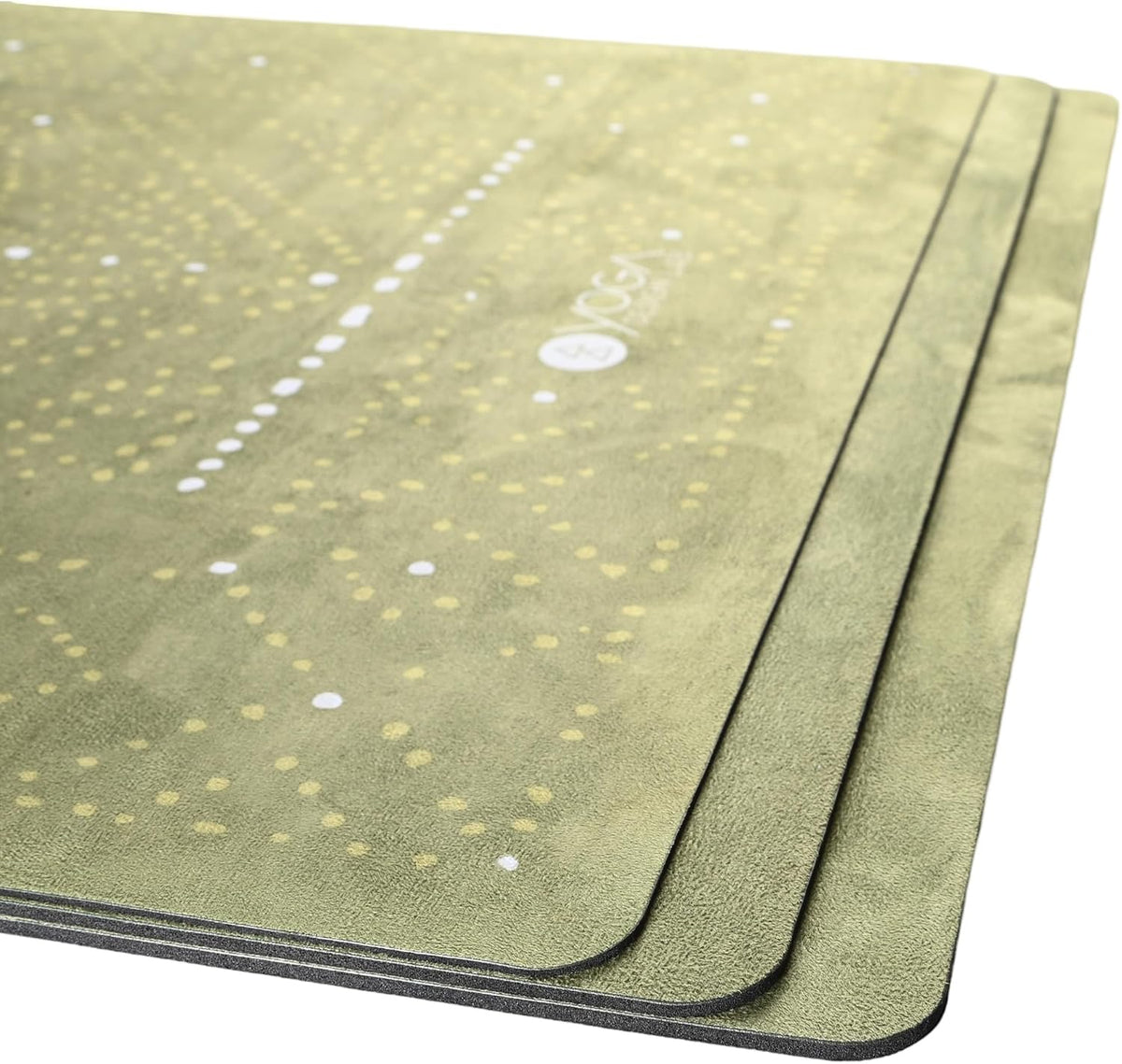 The Combo Yoga Mat | 2-in-1 Mat+Towel | Eco Luxury | Ideal for Hot Yoga, Power, Bikram, Ashtanga, Sweat | Studio Quality | Includes Carrying Strap!