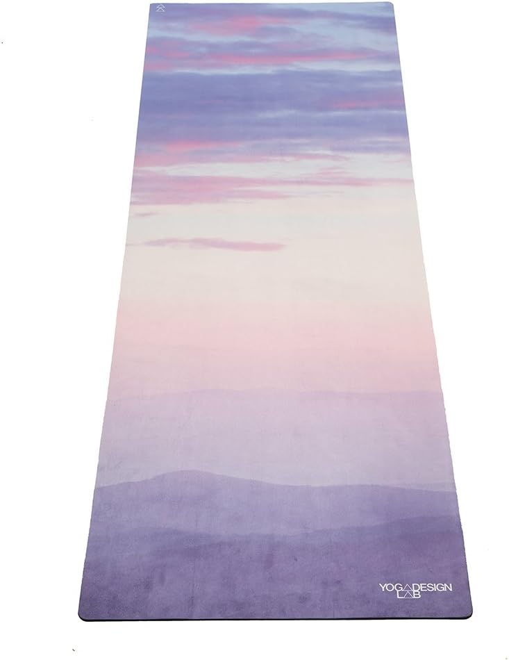 The Combo Yoga Mat | 2-in-1 Mat+Towel | Eco Luxury | Ideal for Hot Yoga, Power, Bikram, Ashtanga, Sweat | Studio Quality | Includes Carrying Strap!