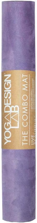 The Combo Yoga Mat | 2-in-1 Mat+Towel | Eco Luxury | Ideal for Hot Yoga, Power, Bikram, Ashtanga, Sweat | Studio Quality | Includes Carrying Strap!