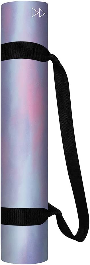 The Combo Yoga Mat | 2-in-1 Mat+Towel | Eco Luxury | Ideal for Hot Yoga, Power, Bikram, Ashtanga, Sweat | Studio Quality | Includes Carrying Strap!