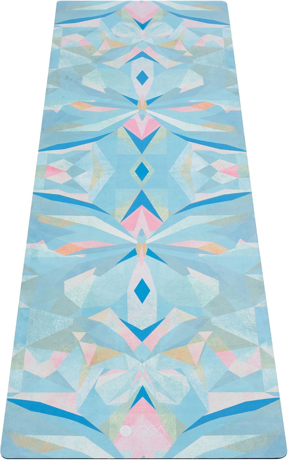 The Combo Yoga Mat | 2-in-1 Mat+Towel | Eco Luxury | Ideal for Hot Yoga, Power, Bikram, Ashtanga, Sweat | Studio Quality | Includes Carrying Strap!
