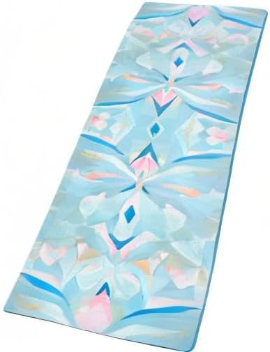 The Combo Yoga Mat | 2-in-1 Mat+Towel | Eco Luxury | Ideal for Hot Yoga, Power, Bikram, Ashtanga, Sweat | Studio Quality | Includes Carrying Strap!