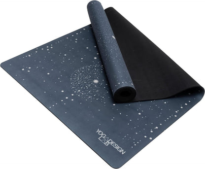 The Combo Yoga Mat | 2-in-1 Mat+Towel | Eco Luxury | Ideal for Hot Yoga, Power, Bikram, Ashtanga, Sweat | Studio Quality | Includes Carrying Strap!