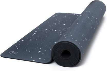 The Combo Yoga Mat | 2-in-1 Mat+Towel | Eco Luxury | Ideal for Hot Yoga, Power, Bikram, Ashtanga, Sweat | Studio Quality | Includes Carrying Strap!