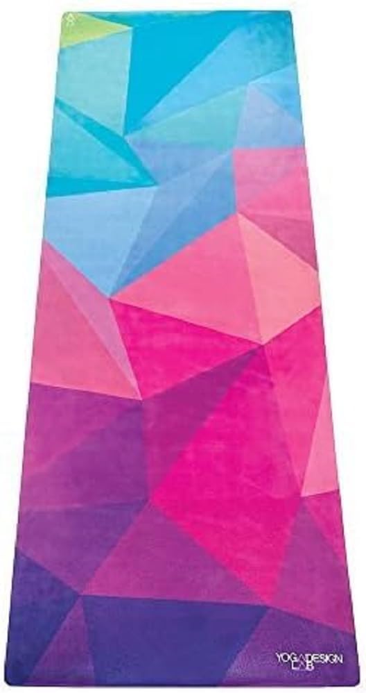 The Combo Yoga Mat | 2-in-1 Mat+Towel | Eco Luxury | Ideal for Hot Yoga, Power, Bikram, Ashtanga, Sweat | Studio Quality | Includes Carrying Strap!