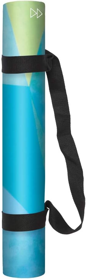 The Combo Yoga Mat | 2-in-1 Mat+Towel | Eco Luxury | Ideal for Hot Yoga, Power, Bikram, Ashtanga, Sweat | Studio Quality | Includes Carrying Strap!