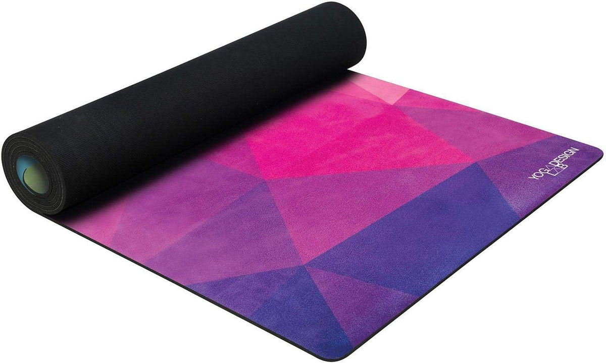 The Combo Yoga Mat | 2-in-1 Mat+Towel | Eco Luxury | Ideal for Hot Yoga, Power, Bikram, Ashtanga, Sweat | Studio Quality | Includes Carrying Strap!