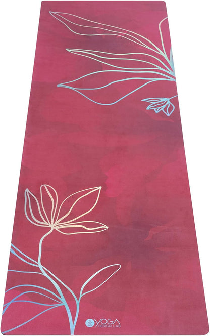The Combo Yoga Mat | 2-in-1 Mat+Towel | Eco Luxury | Ideal for Hot Yoga, Power, Bikram, Ashtanga, Sweat | Studio Quality | Includes Carrying Strap!