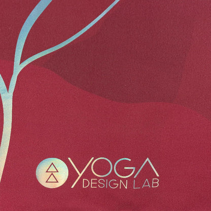 The Combo Yoga Mat | 2-in-1 Mat+Towel | Eco Luxury | Ideal for Hot Yoga, Power, Bikram, Ashtanga, Sweat | Studio Quality | Includes Carrying Strap!