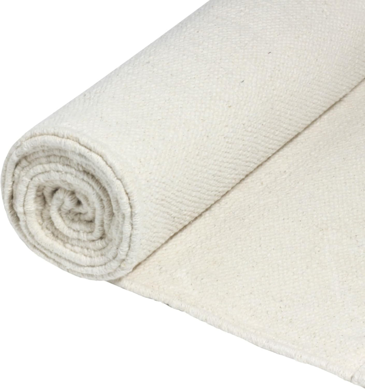 Handmade Organic Cotton Yoga Mat - Non-Toxic, Chemical-free and All Natural Cloth Yoga Mat - Exercise, Workout, & Fitness Rug - Woven Material - Absorbent & Washable - 78" x 27"