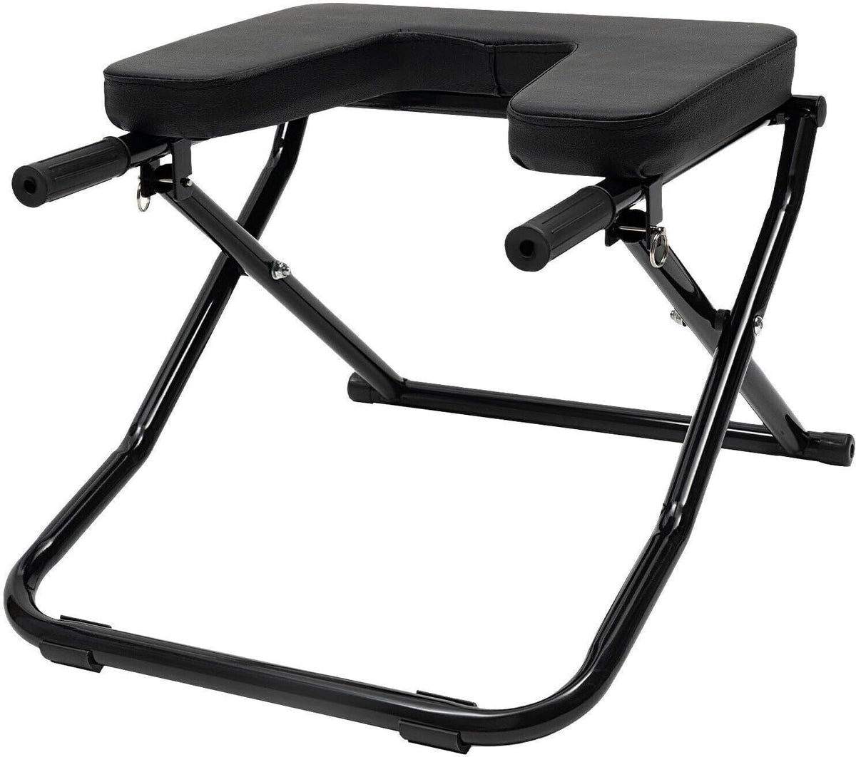 Yoga Headstand Bench Exercise Workout Fitness Training Chair Stand Equipment Black