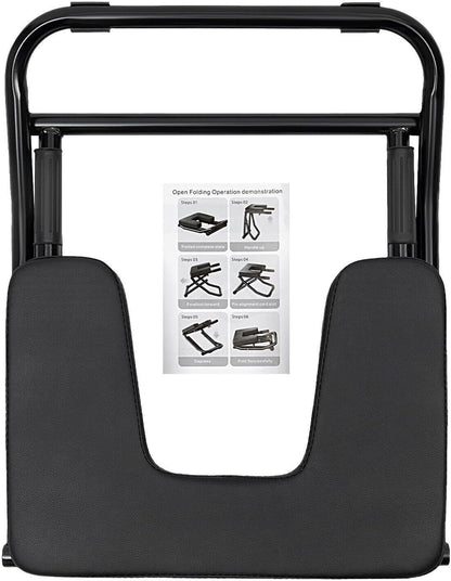 Yoga Headstand Bench Exercise Workout Fitness Training Chair Stand Equipment Black