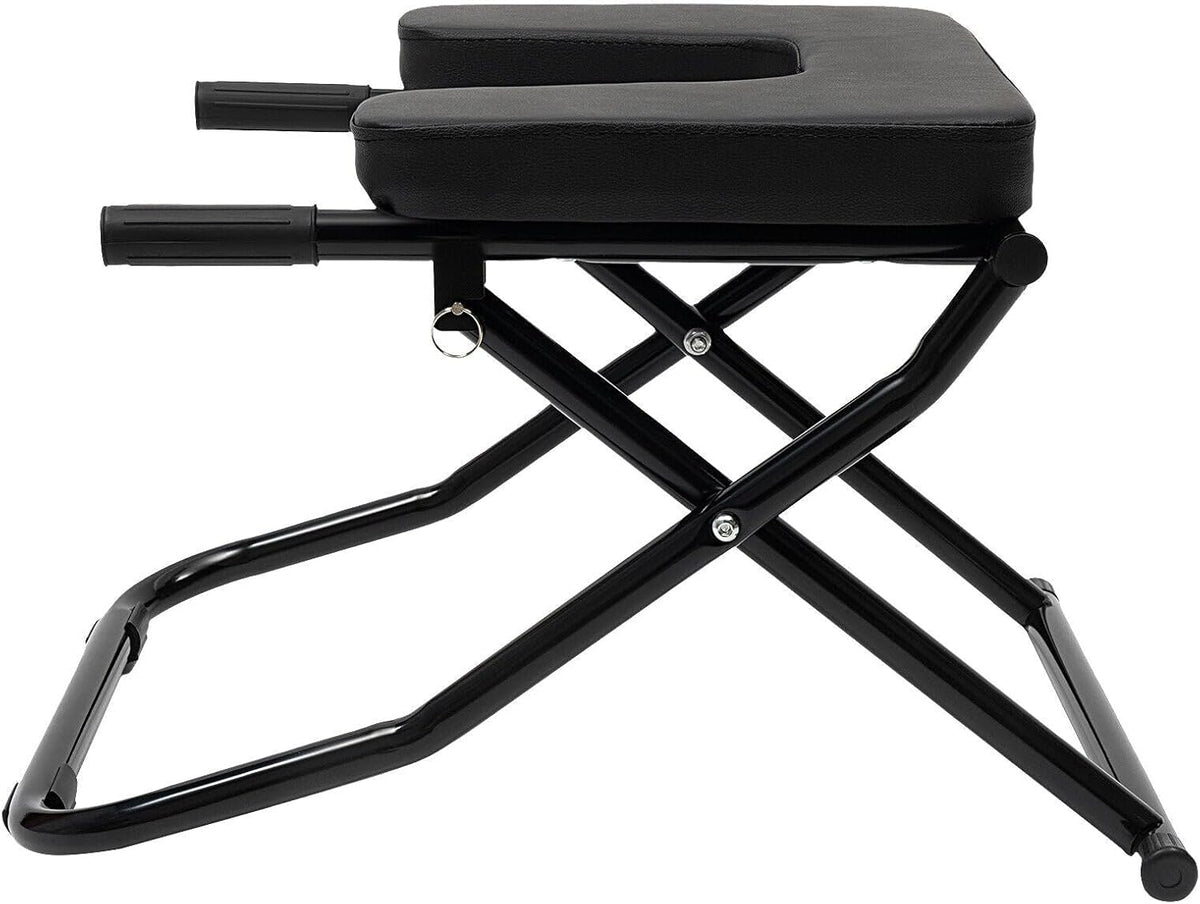 Yoga Headstand Bench Exercise Workout Fitness Training Chair Stand Equipment Black