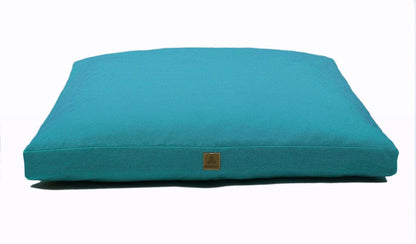 Zabuton Meditation Mat (36"×28"×2") Luxurious Meditation Cushion for Kneeling Sitting Large Floor Pillow Zafu/Bench-Washable Cotton Cover 100% Organic Cotton Filling (White)