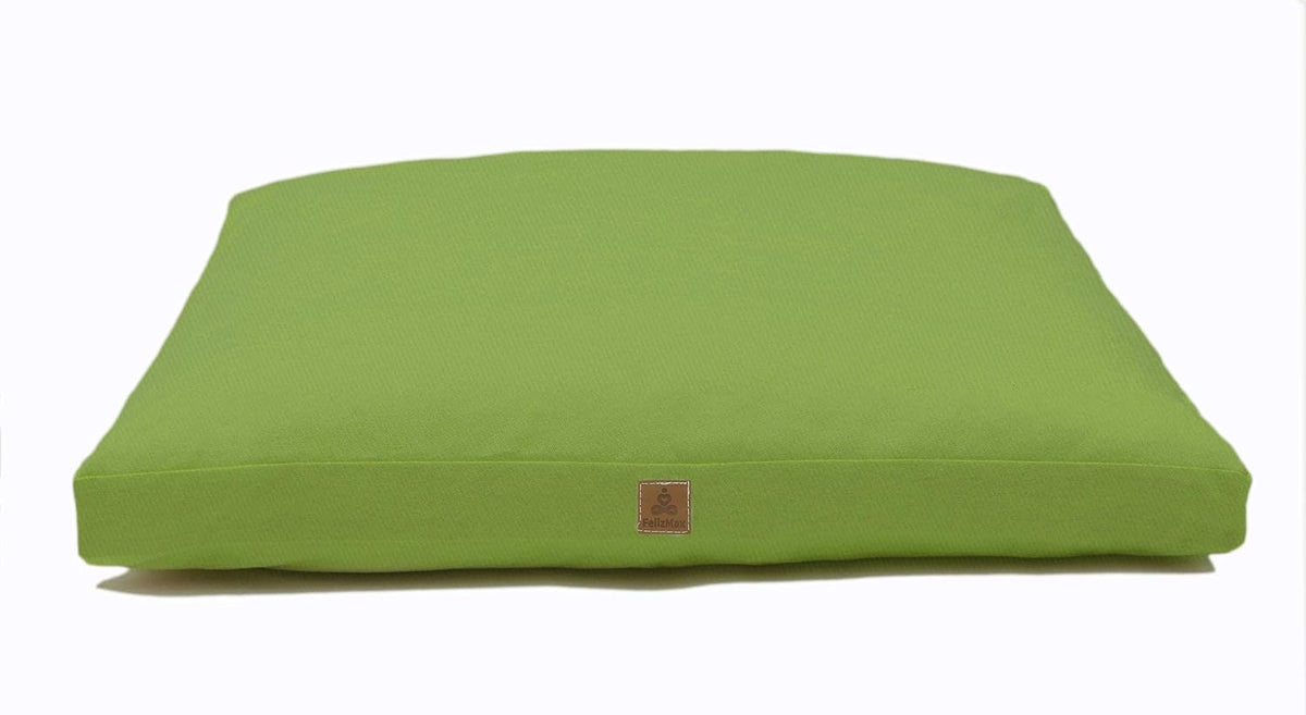 Zabuton Meditation Mat (36"×28"×2") Luxurious Meditation Cushion for Kneeling Sitting Large Floor Pillow Zafu/Bench-Washable Cotton Cover 100% Organic Cotton Filling (White)