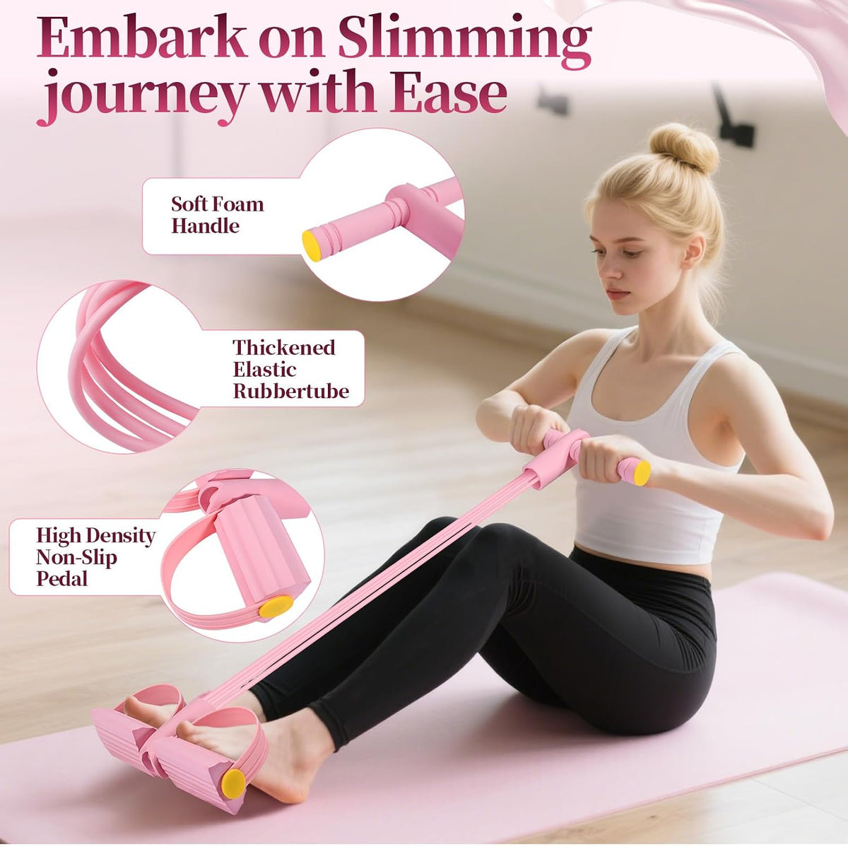 Pilates Essentials Kit for Women 15 Pcs Pilates Set for Home Workouts